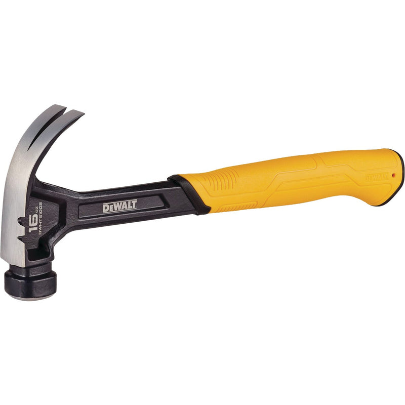 DEWALT 16 Oz. Smooth-Face Curved Claw Hammer with Steel Handle