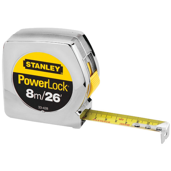 Stanley PowerLock 8m/26 Ft. Classic Tape Measure