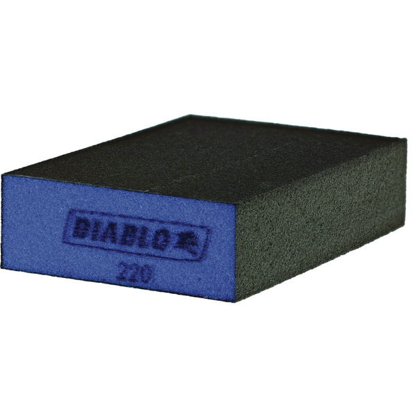 Diablo 2-1/2 In. x 4 In. x 1 In. 220 Grit (Ultra Fine) Flat Edge Sanding Sponge