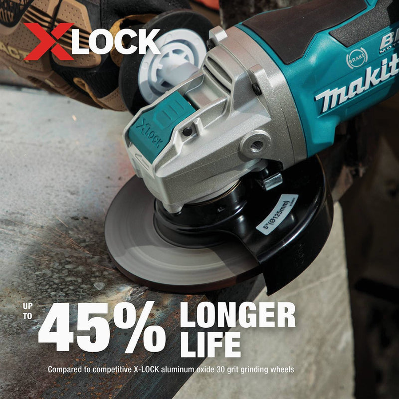 Makita X-LOCK Type 27 4-1/2 In. x 1/4 In. x 7/8 In. Metal/Stainless Grinding Cut-Off Wheel