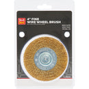 Do it Best 4 In. Mounted, Fine Drill-Mounted Wire Wheel