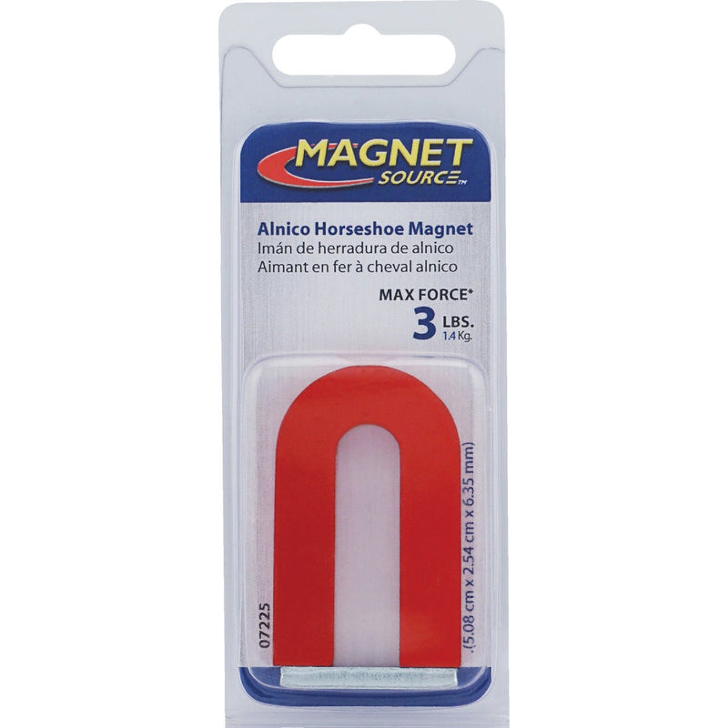 Master Magnetics 3 Lb. Horseshoe Alnico Power Magnet