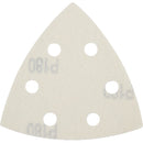 Milwaukee OPEN-LOK 3-1/2 In. 180 Grit Triangle Sandpaper (6-Pack)