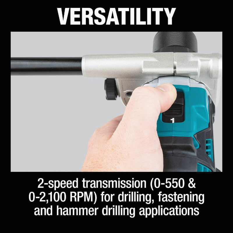Makita 18-Volt LXT Lithium-Ion 1/2 In. Brushless Cordless Hammer Drill (Tool Only)