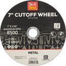 Do it Best Type 1 7 In. x 1/8 In. x 7/8 In. Metal Cut-Off Wheel