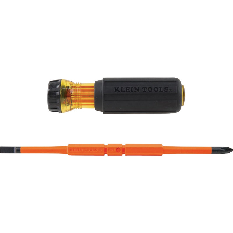 Klein 2-in-1 Flip-Blade Insulated Multi-Bit Screwdriver