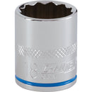 Channellock 3/8 In. Drive 18 mm 12-Point Shallow Metric Socket