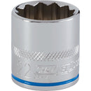 Channellock 3/8 In. Drive 22 mm 12-Point Shallow Metric Socket
