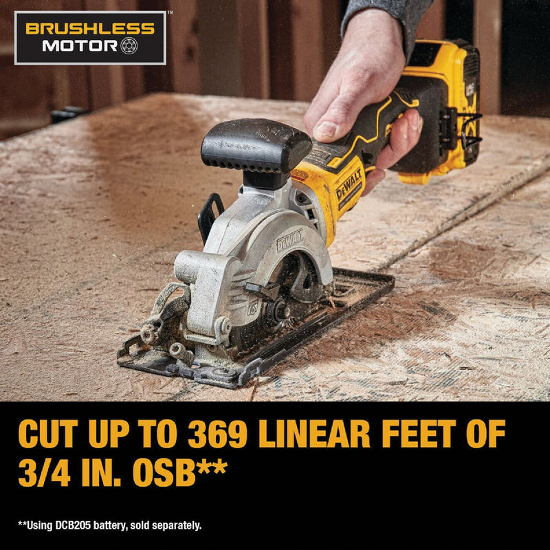 DEWALT ATOMIC 20V MAX Brushless 4-1/2 In. Compact Cordless Circular Saw (Tool Only)