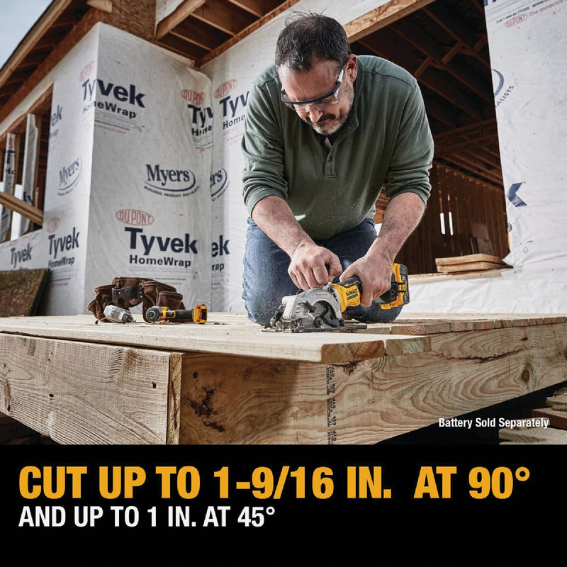 DEWALT ATOMIC 20V MAX Brushless 4-1/2 In. Compact Cordless Circular Saw (Tool Only)