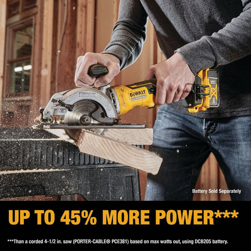 DEWALT ATOMIC 20V MAX Brushless 4-1/2 In. Compact Cordless Circular Saw (Tool Only)