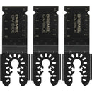 Dremel Universal 1-1/4 In. Carbide Flush Cut Oscillating Blade (3-Pack)