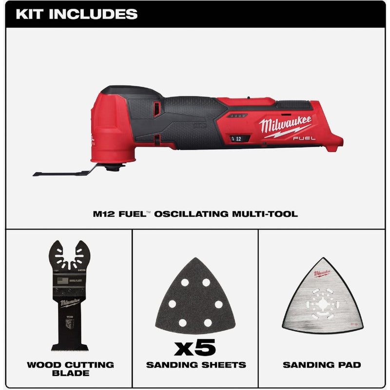 Milwaukee M12 FUEL Brushless Cordless Oscillating Multi-Tool (Tool Only)