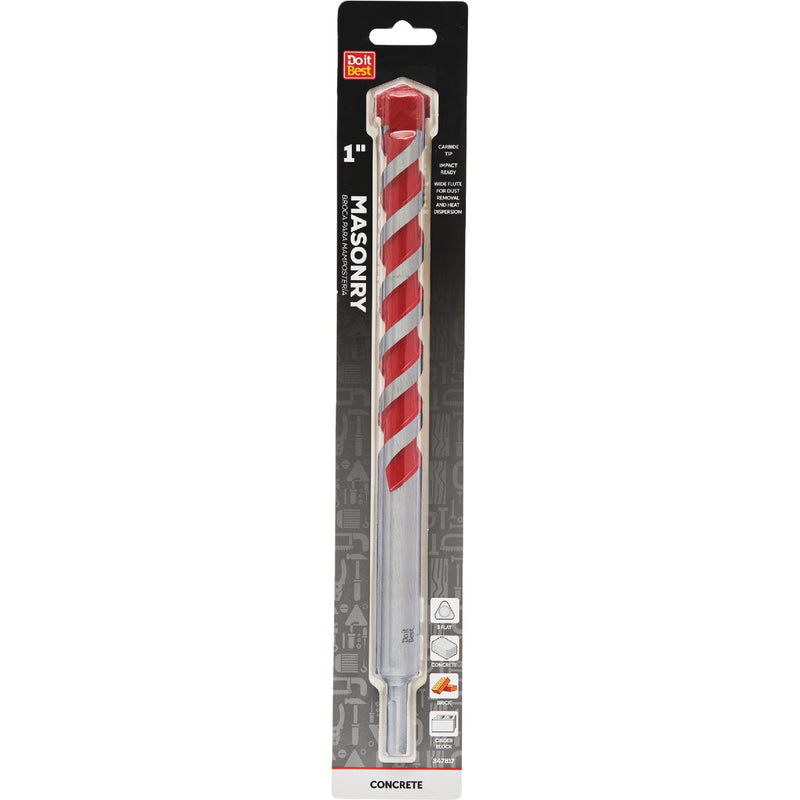 Do it Best 1 In. x 12 In. Rotary Masonry Drill Bit