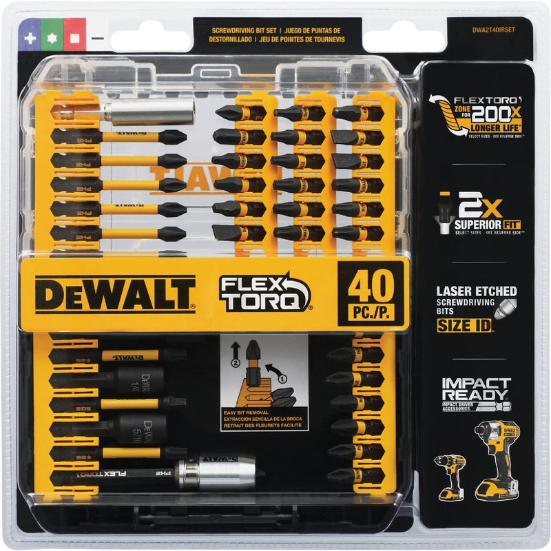 DEWALT Impact Screwdriver Bit Set (40-Piece)