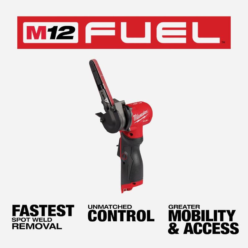 Milwaukee M12 FUEL Brushless 3/8 In. x 13 In. Cordless Bandfile (Tool Only)