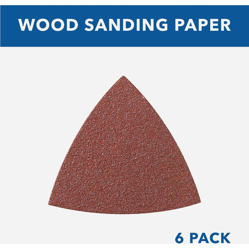 Dremel Multi Max Bare Wood 260/120/240-Grit Sandpaper Assortment (6-Pack)