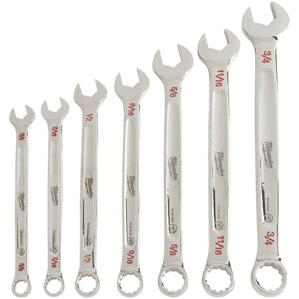 Milwaukee Standard 12-Point Combination Wrench Set (7-Piece)