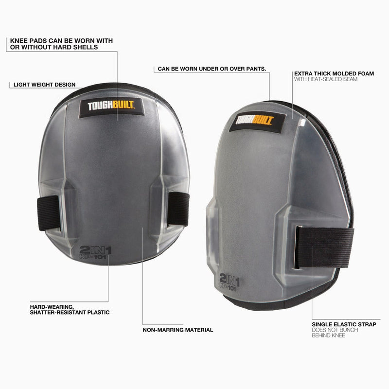 ToughBuilt 2-In-1 Foam Kneepads