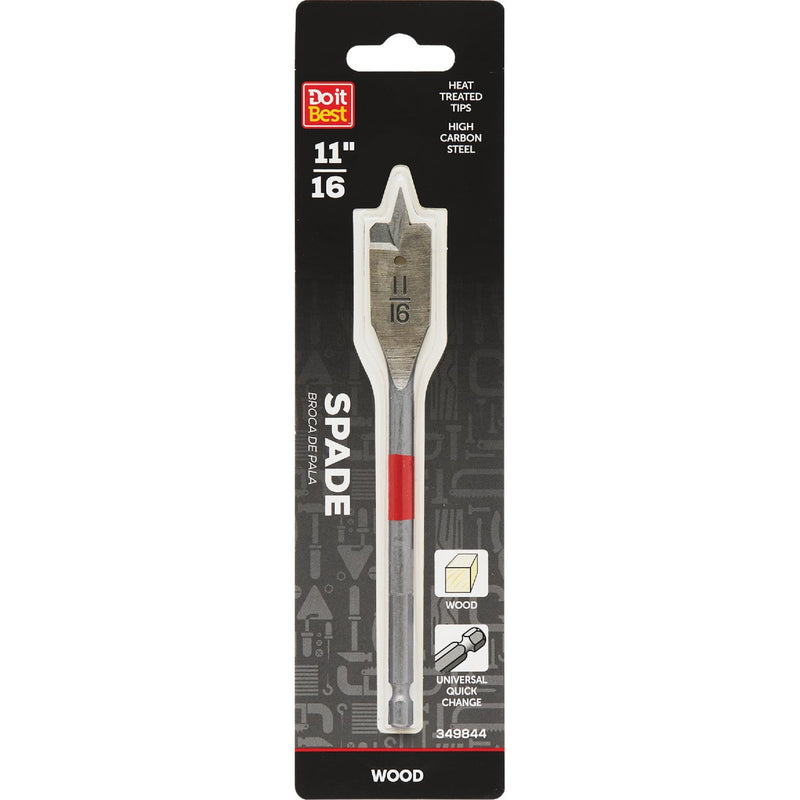 Do it Best 11/16 In. x 6-1/4 In. Spade Bit