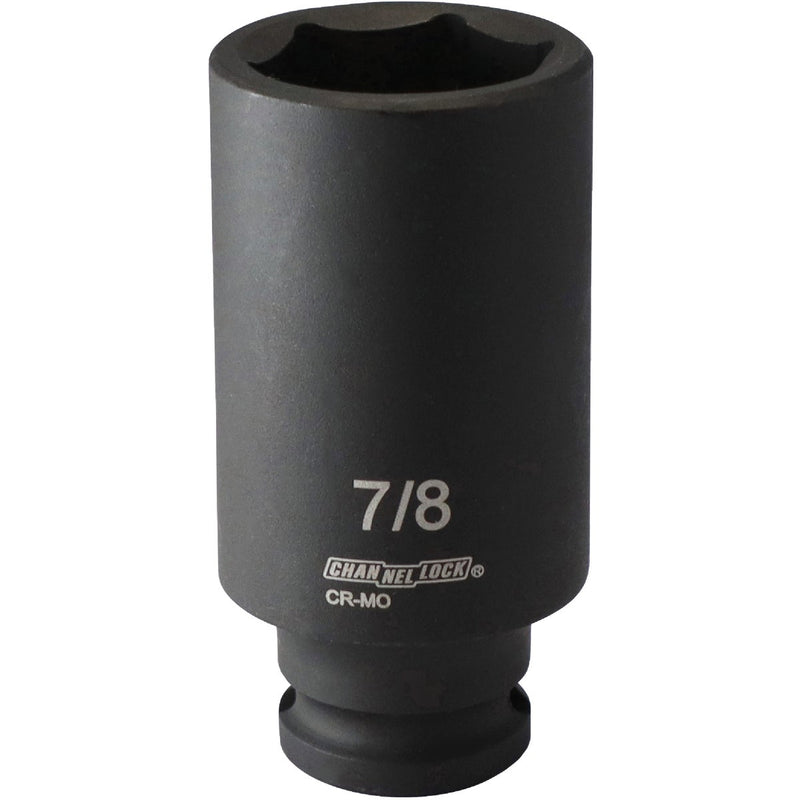 Channellock 3/8 In. Drive 7/8 In. 6-Point Deep Standard Impact Socket