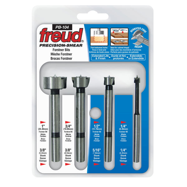 Freud Forstner Bit Set (4-Pieces)