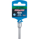 Channellock 1/4 In. Drive 4 mm 6-Point Deep Metric Socket