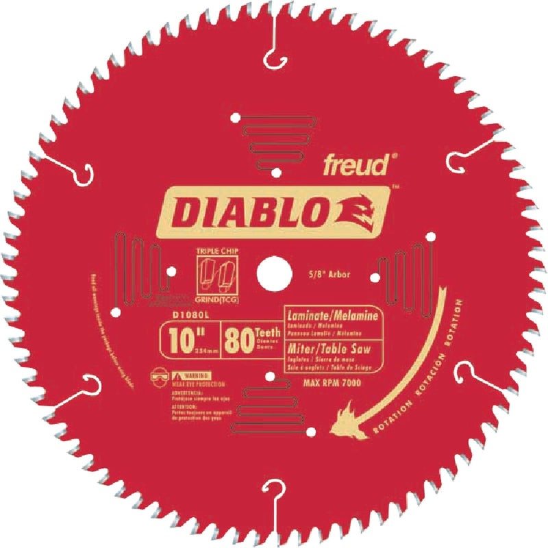 Diablo 10 In. 84-Tooth Laminate Circular Saw Blade