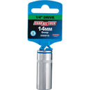 Channellock 1/4 In. Drive 14 mm 6-Point Deep Metric Socket