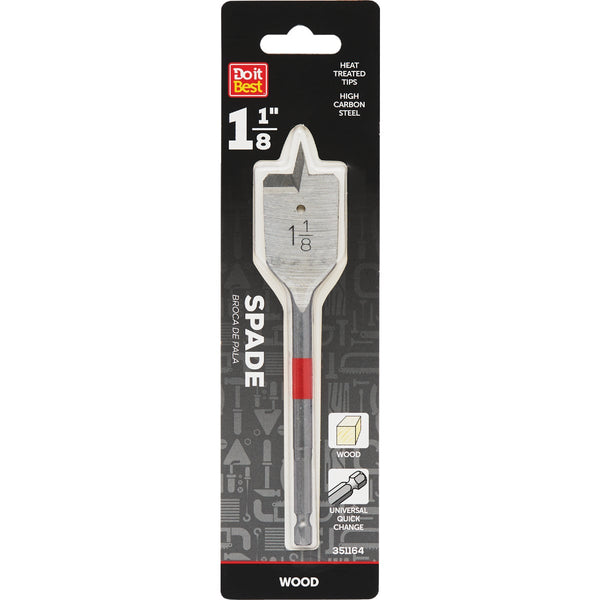 Do it Best 1-1/8 In. x 6-1/4 In. Spade Bit