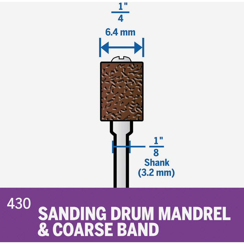 Dremel 1/4 In. Drum Sander Mandrel