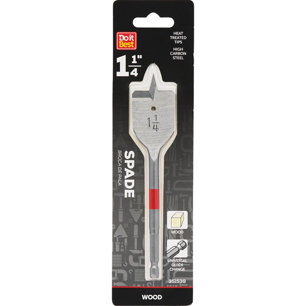 Do it Best 1-1/4 In. x 6-1/4 In. Spade Bit