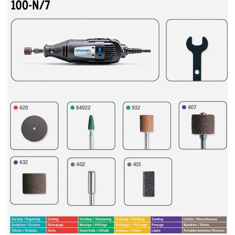 Dremel 120-Volt 1.15-Amp Single Speed Electric Rotary Tool Kit