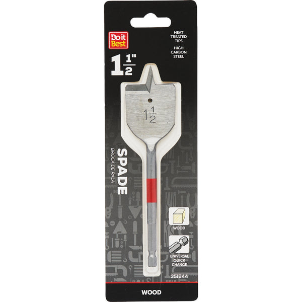 Do it Best 1-1/2 In. x 6-1/4 In. Spade Bit