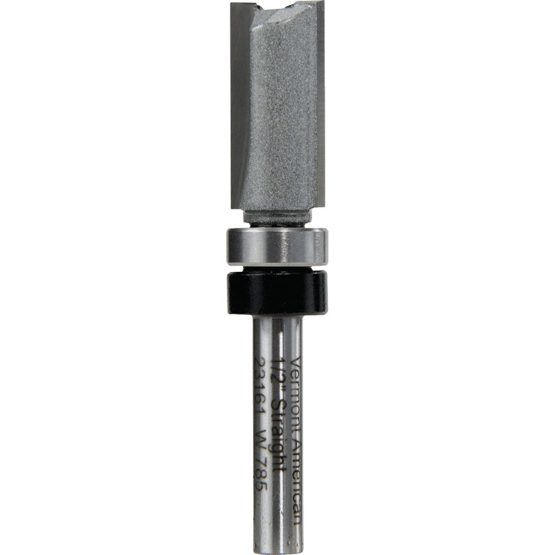 Vermont American Carbide Tip 1/2 In. Trimming Straight Bit
