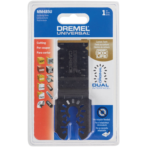 Dremel Universal 1-1/4 In. Carbide Flush Cut Oscillating Blade