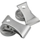 Master Magnetics 1 In. Dia. Chrome Magnetic Note Holder Clip (2-Pack)