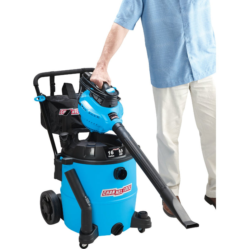 Channellock 16 Gal. 6.5-Peak HP Wet/Dry Vacuum with Blower