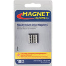 Master Magnetics 0.315 in. Neodymium Disc Magnet (10-Pack)