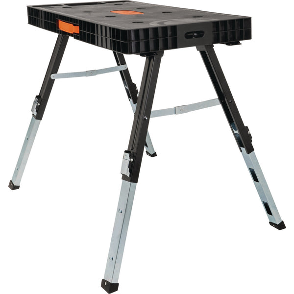 OmniTable Plus 5-in-1 Household & DIY Work Station: Workbench, Saw Horse, Work Platform/Scaffold, Dolly & Creeper