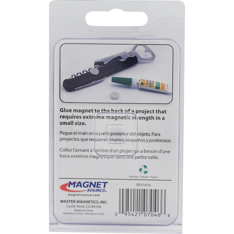 Master Magnetics 0.472 in. Neodymium Disc Magnet (6-Pack)