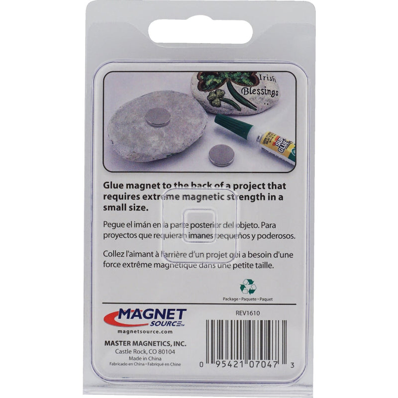 Master Magnetics 0.709 In. Neodymium Disc Magnet (3-Pack)