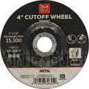 Do it Best Type 27 4 In. x 1/4 In. x 5/8 In. Metal Cut-Off Wheel