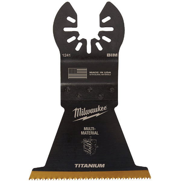 Milwaukee OPEN-LOK 2-1/2 In. Titanium Enhanced Bi-Metal Multi-Material Oscillating Blade