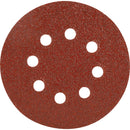 Do it Best 5 In. 40-Grit 8-Hole Pattern Vented Sanding Disc with Hook & Loop Backing (50-Pack)