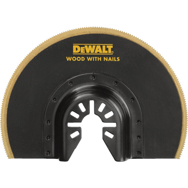 DEWALT Universal Fitment Titanium Flush Cut Round Oscillating Blade