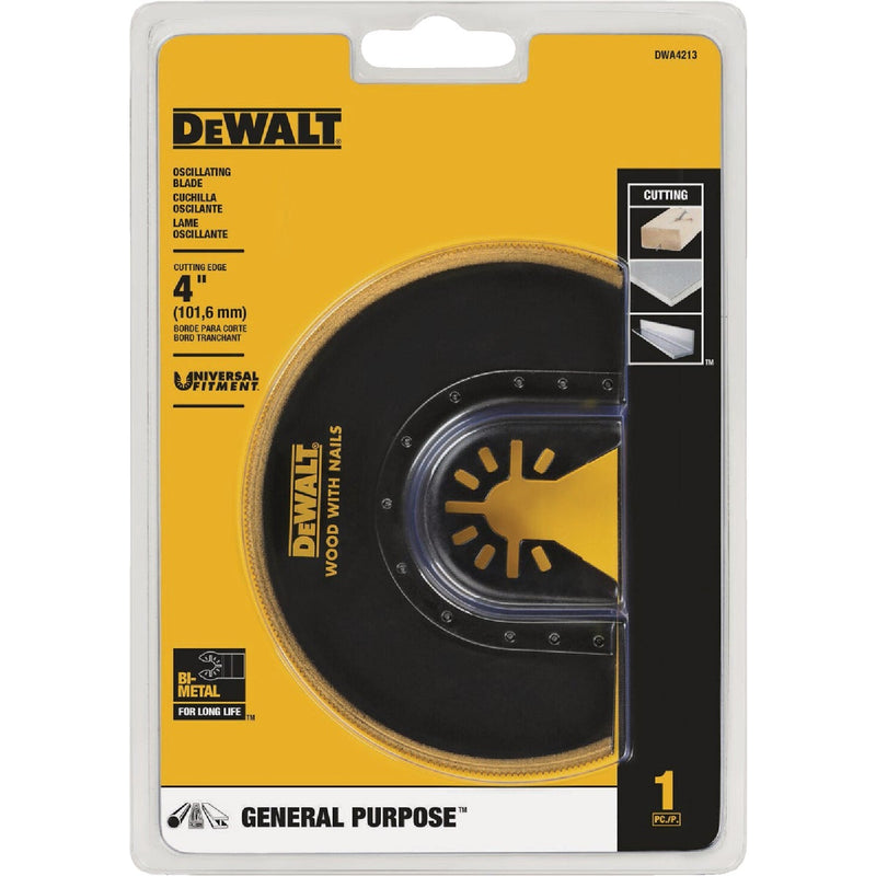 DEWALT Universal Fitment Titanium Flush Cut Round Oscillating Blade