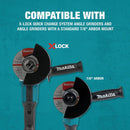 Makita X-LOCK Type 1 5 In. x 0.045 In. x 7/8 In. Metal Thin Cut-Off Wheel