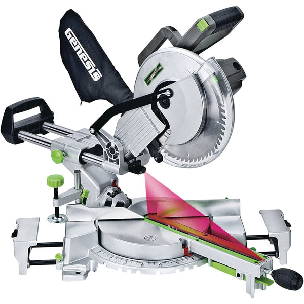 Genesis 10 In. 15-Amp Sliding Compound Miter Saw with Laser