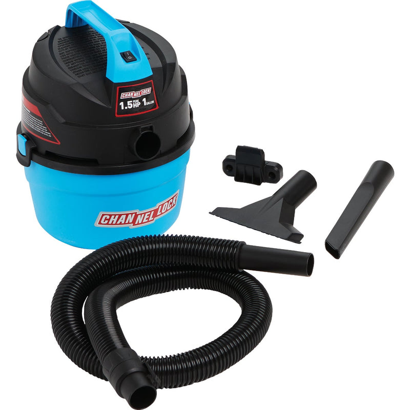 Channellock Micro 1 Gal. 1.5-Peak HP Wet/Dry Vacuum